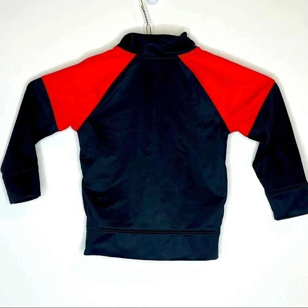 Kids 2T Under Armour Red-Black Zip Top‎
